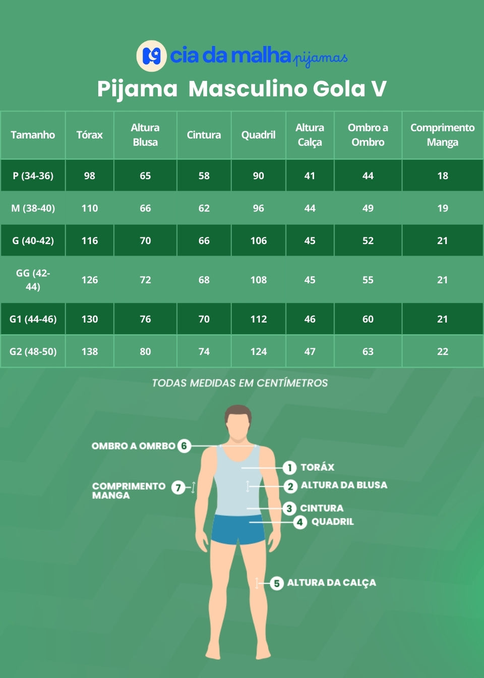 PIJAMA MASCULINO ADULTO ALGODÃO VERÃO.