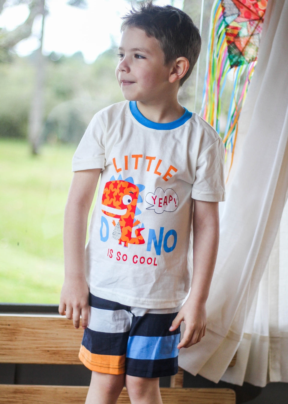 Pijama Infantil Masculino Meninos Juvenil Algodão Verao