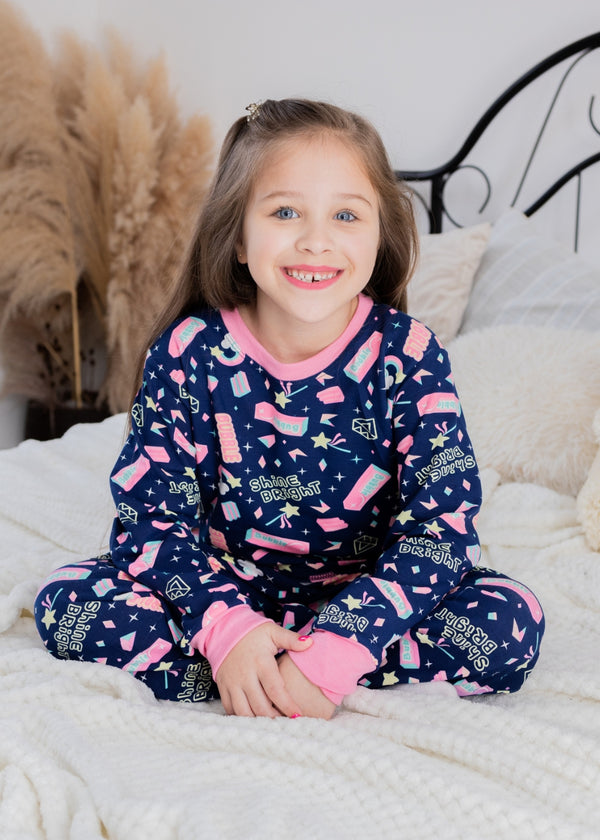 PIJAMA INFANTIL MENINAS MOLETINHO INVERNO