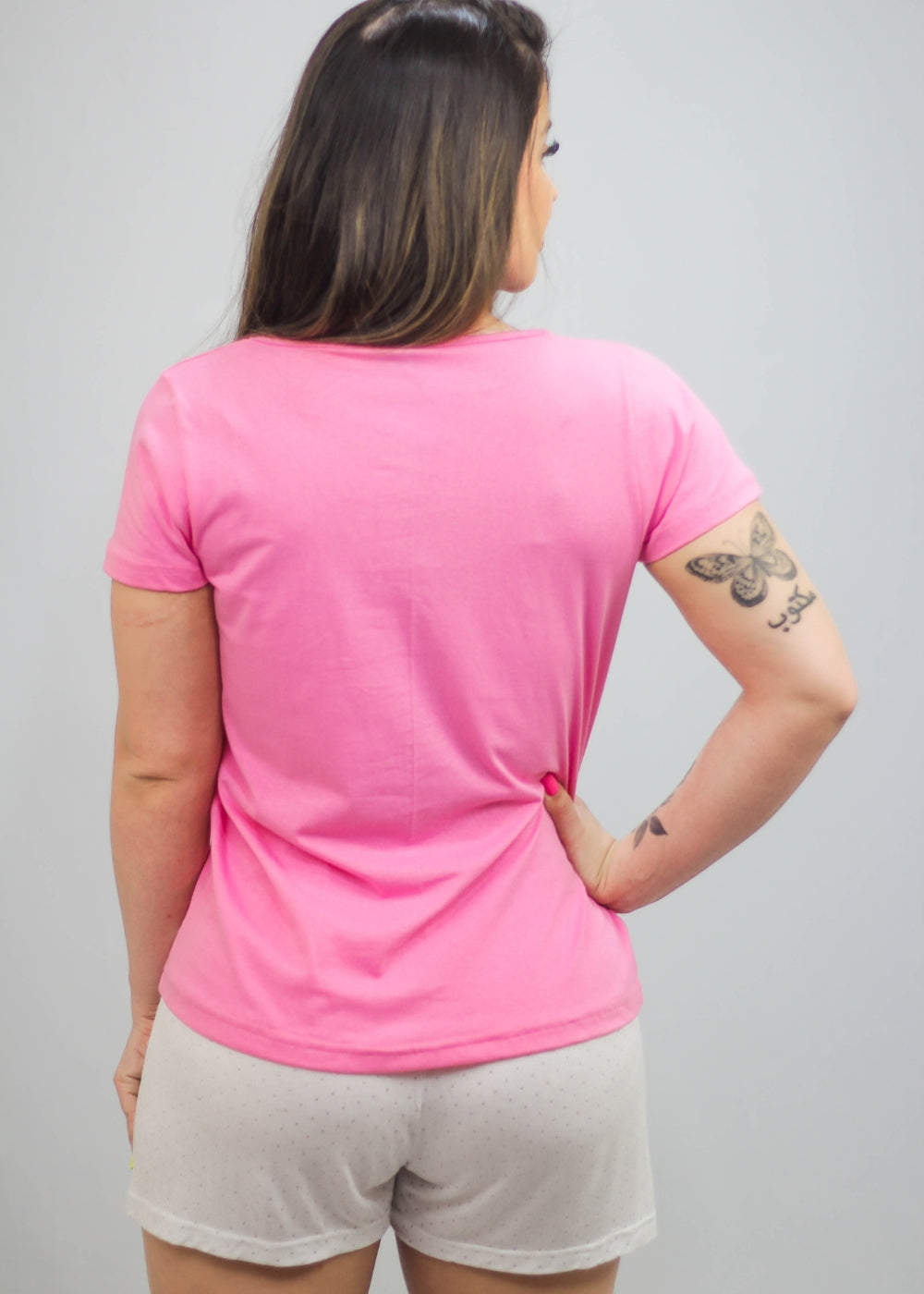 Pijama Feminino Adulto Verao Conjunto Algodão