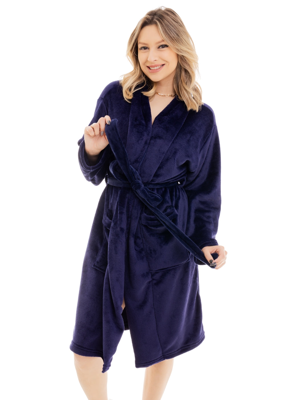 Roupão Feminino De Inverno Adulto Fleece Ultra Soft Quentinho