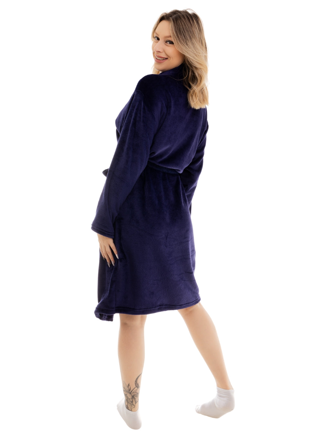 Roupão Feminino De Inverno Adulto Fleece Ultra Soft Quentinho