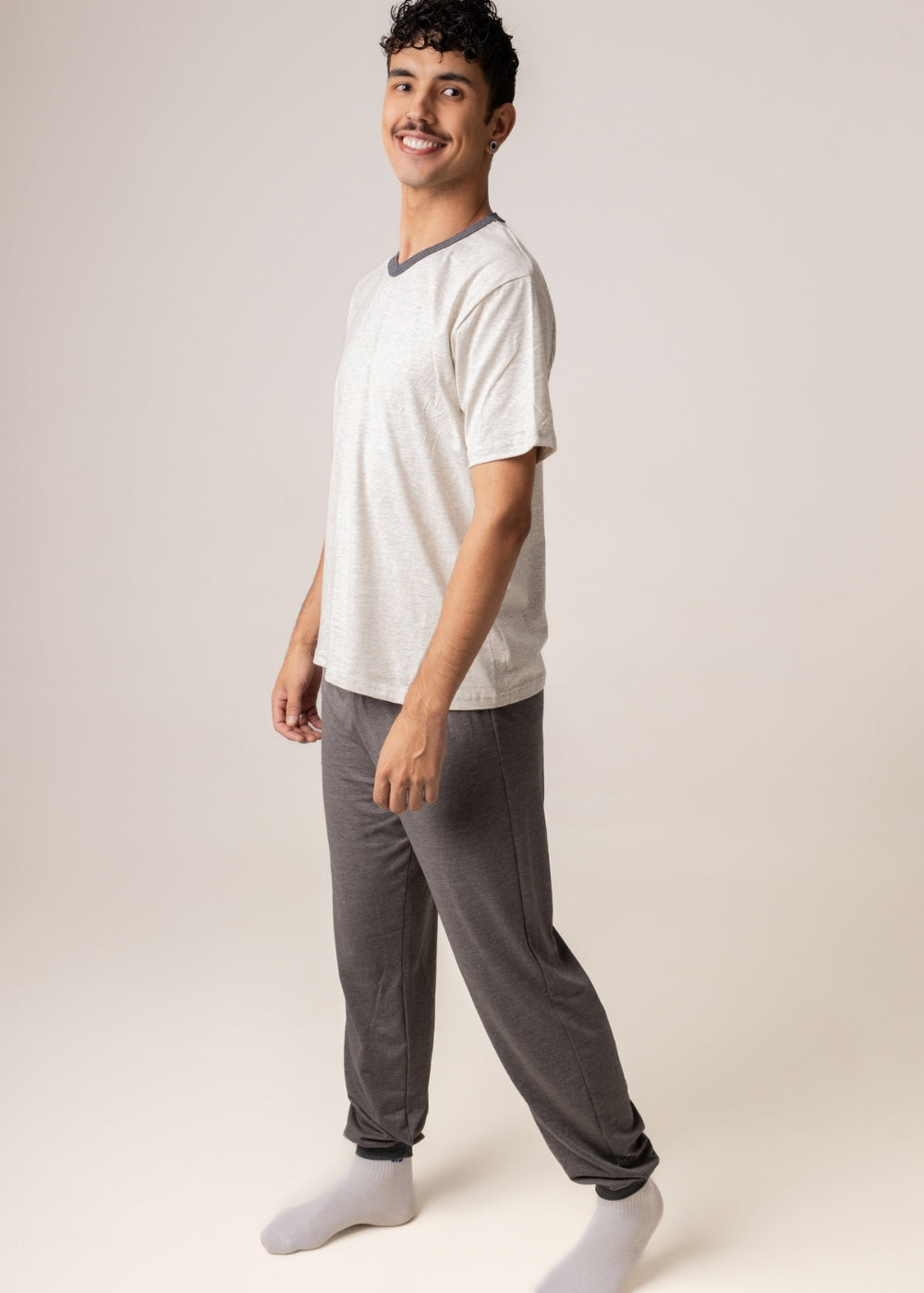 PIJAMA MASCULINO ADULTO ALGODÃO VERÃO.
