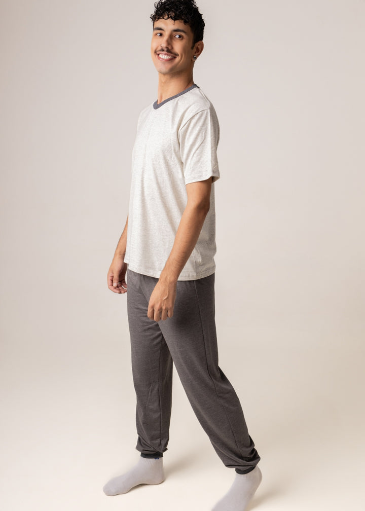 PIJAMA MASCULINO ADULTO 100% ALGODÃO VERÃO.