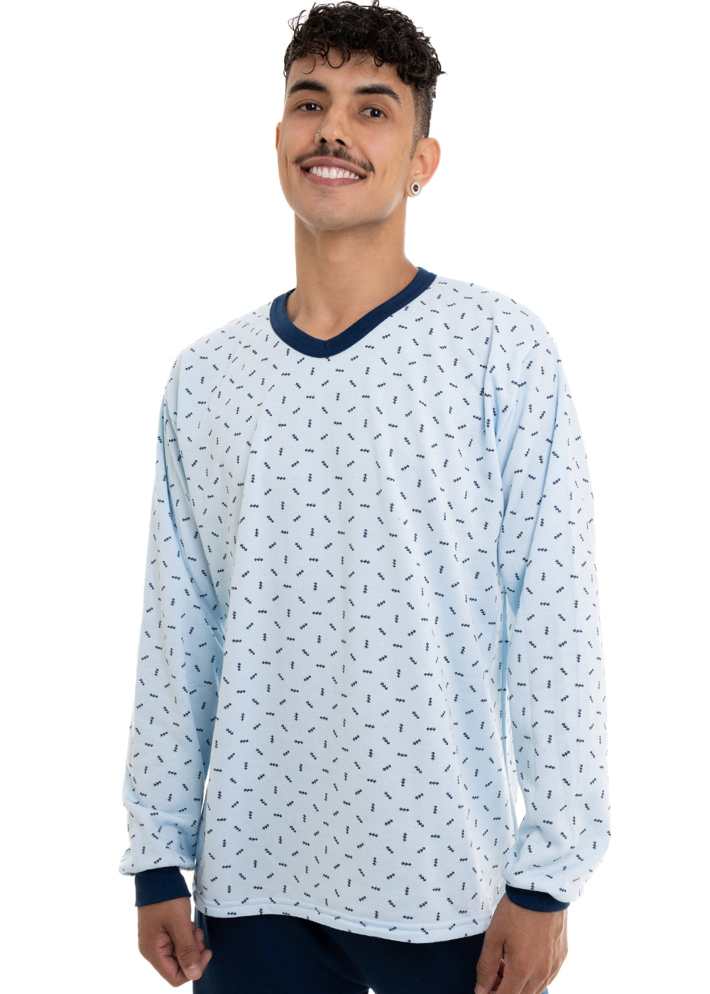Pijama Inverno Moletom Flanelado