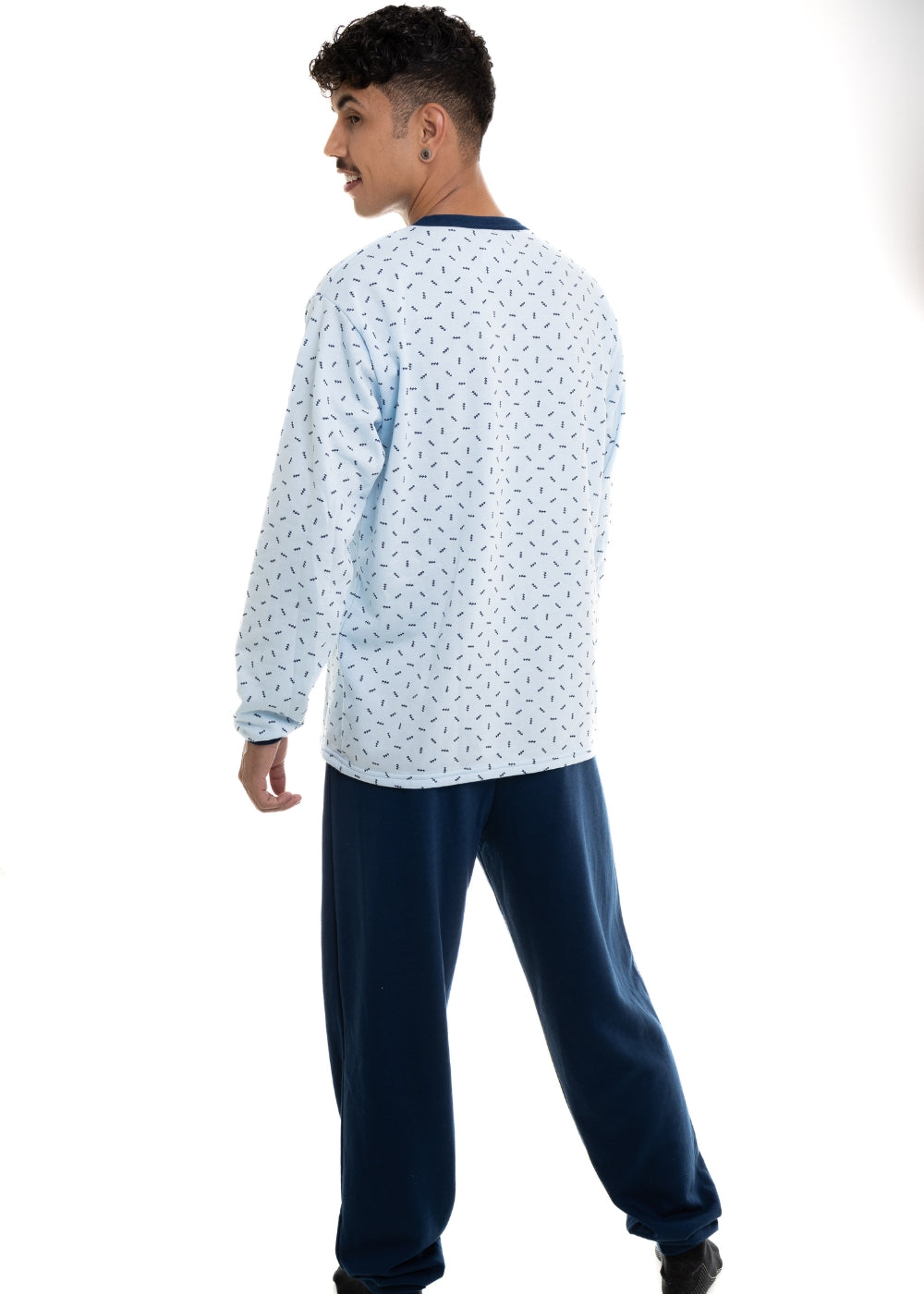 Pijama Inverno Moletom Flanelado