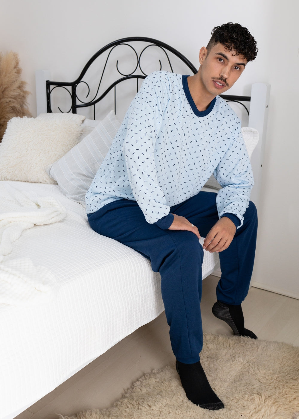 Pijama Inverno Moletom Flanelado