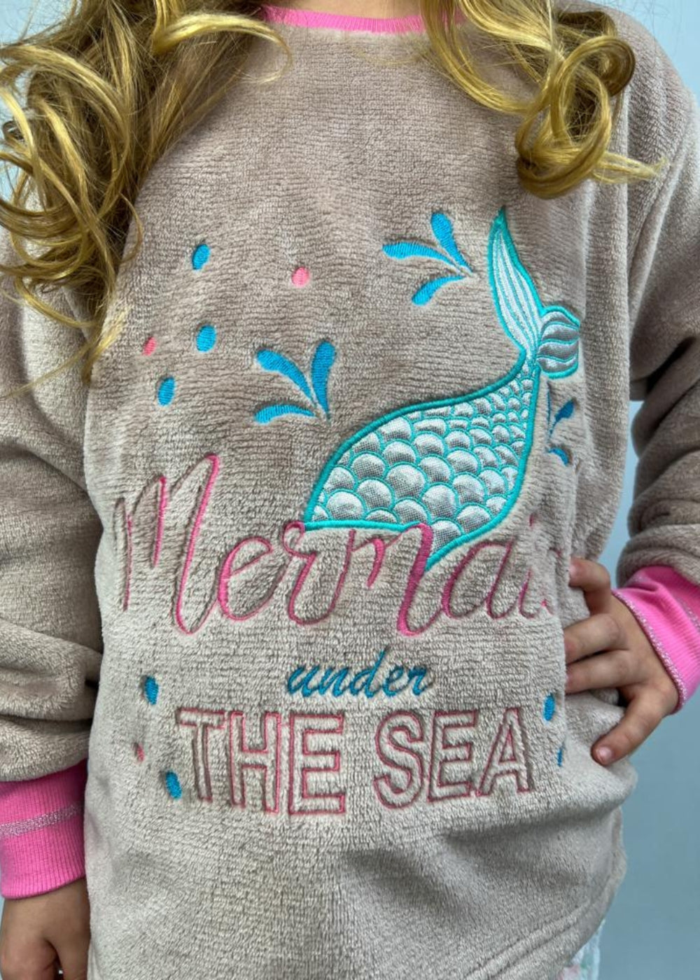 Pijama Infantil Meninas Inverno Fleece Soft Longo - Novo