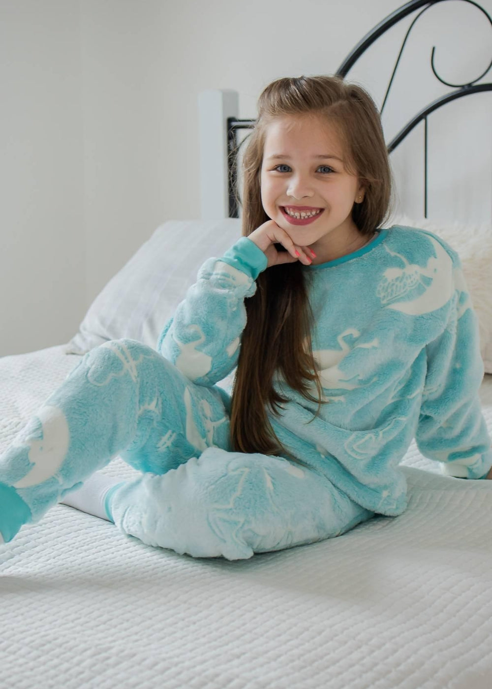 Pijama Infantil Meninas Inverno Fleece Soft Longo - Novo