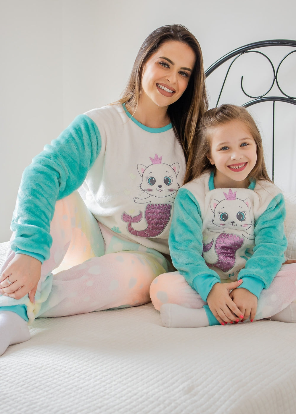 Pijama Infantil Meninas Inverno Fleece Soft Longo - Novo