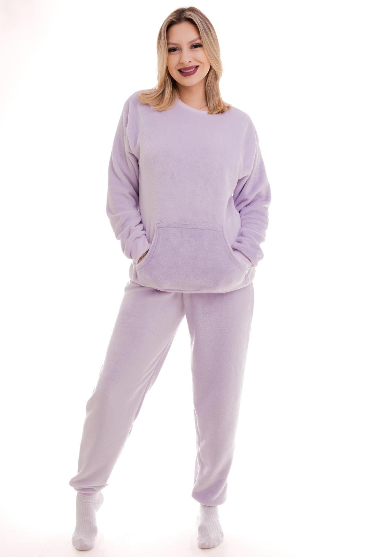 Pijama Inverno Feminino Adulto Fleece Soft Plush