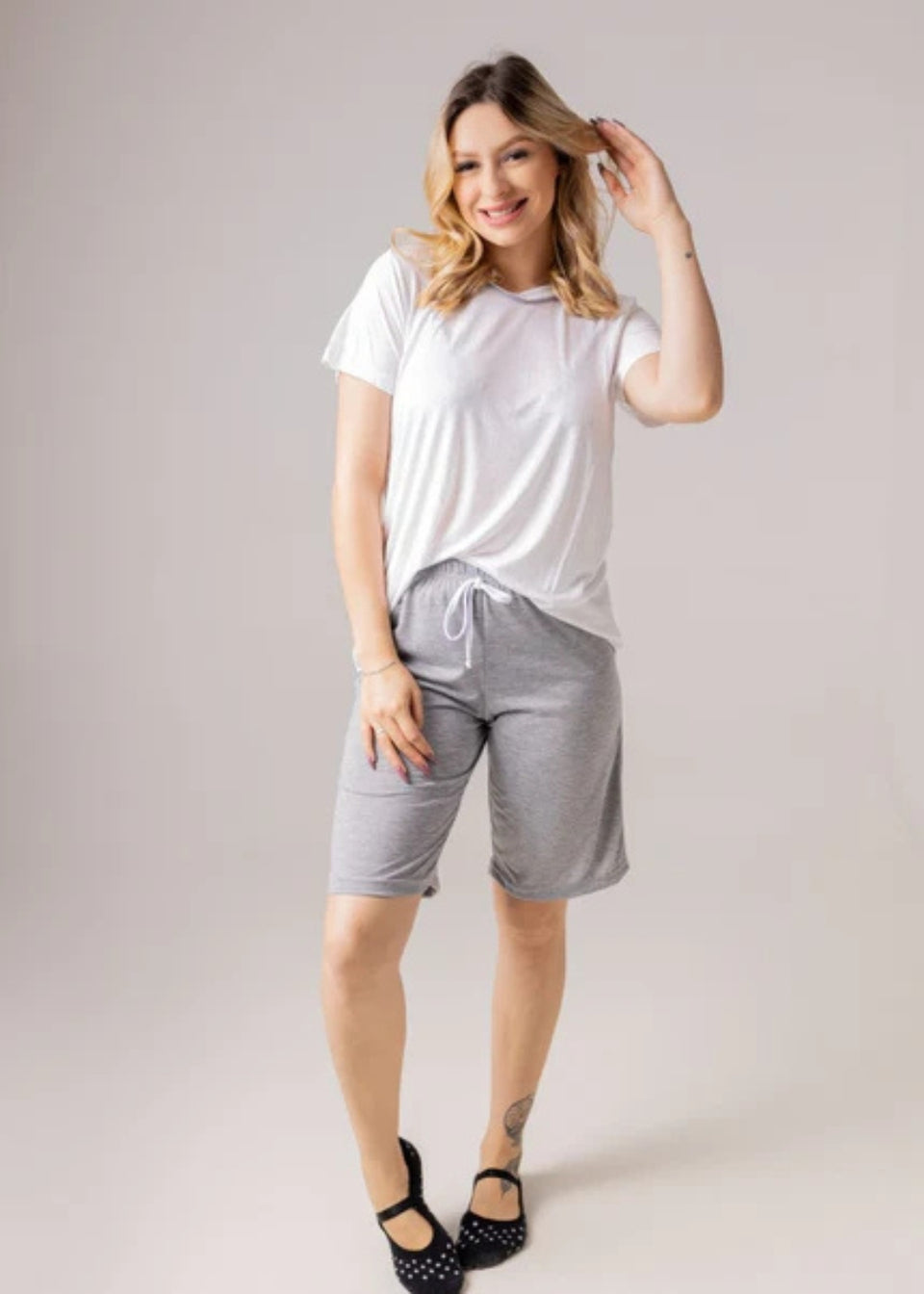 Pijama Feminino Adulto Verao Conjunto Algodão