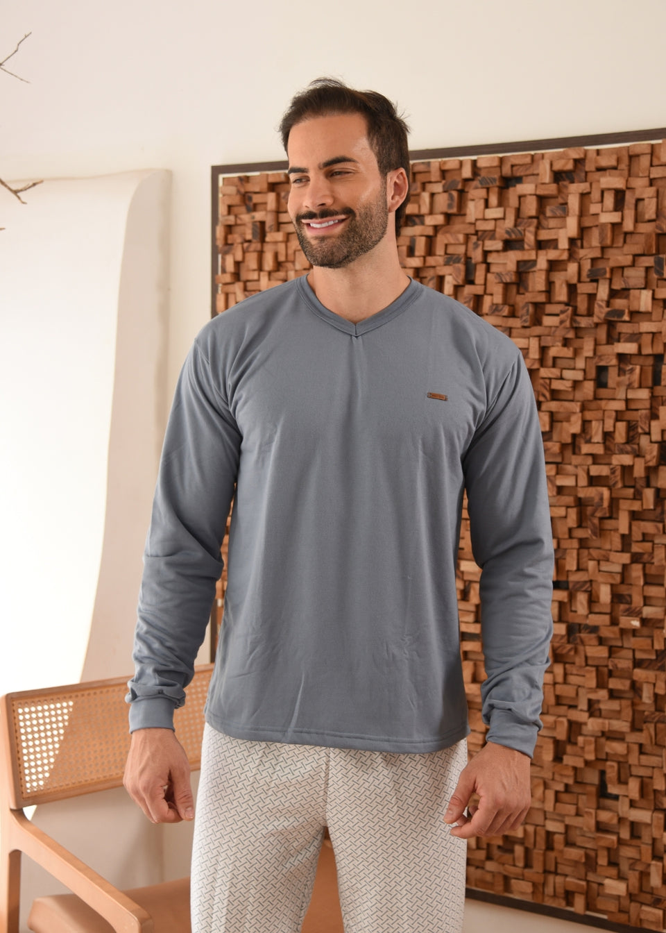 Pijama Masculino Moletinho Adulto