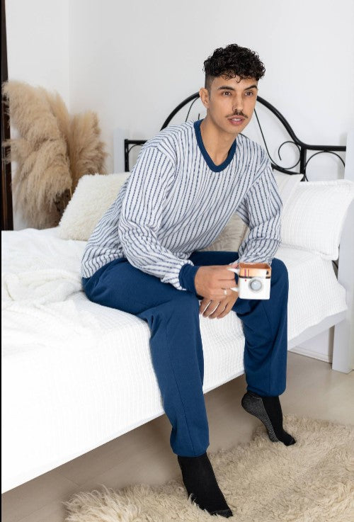 Imagem-produto-PIJAMAMOLETINHOABERTOUNISEX-LISTRAMESCLA/P