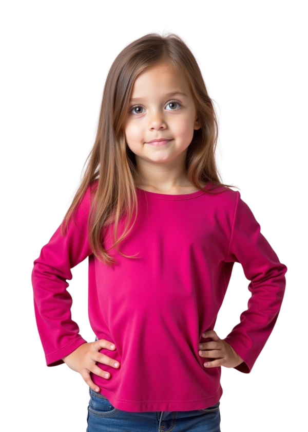 BLUSA INFANTIL MANGA LONGA MENINAS FEMININA JUVENIL ALGODÃO